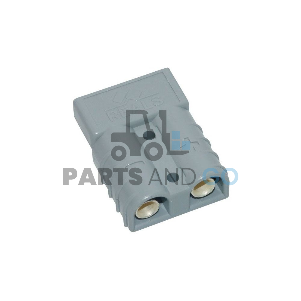 Connecteur-Prise de batterie RB50, gris, montage sur câble de 16mm2, 50A, 600Volts max - Parts & Go