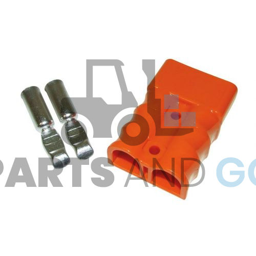 Connecteur-Prise de batterie RB175, Orange, montage sur câble de 50mm2, 160A, 600Volts max - Parts & Go