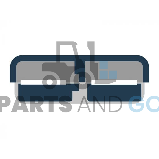 Connecteur-Prise de batterie RB175, Rouge, montage sur câble de 50mm2, 160A, 600Volts max - Parts & Go