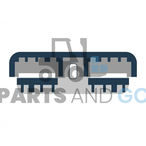 Connecteur-Prise de batterie XA350, Gris, montage sur câble de 70mm2, 350A, 600Volts max - Parts & Go