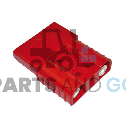 Connecteur-Prise de batterie XBE160, Rouge, montage sur câble de 50mm2, 160A, 150Volts max - Parts & Go