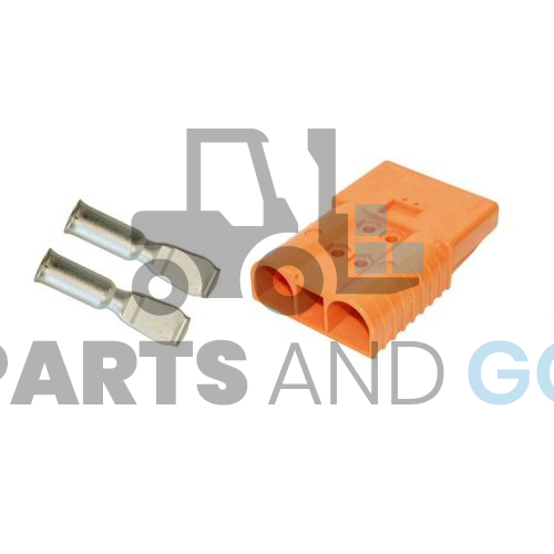Connecteur-Prise de batterie XBE320, Orange, montage sur câble de 70mm2, 320A, 150Volts max - Parts & Go