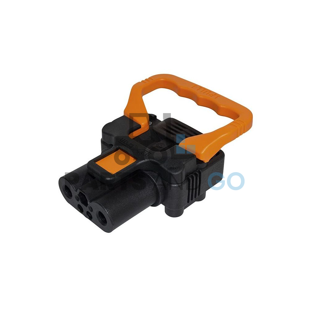 Connecteur-Prise Faible effort femelle 160a 16mm avec poignée courte orange - Parts & Go