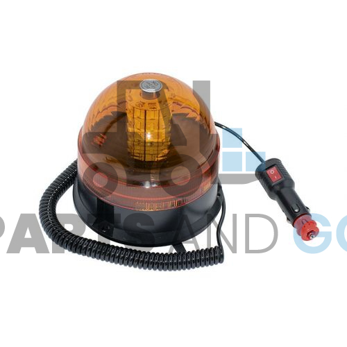 Gyrophare & feu à éclats à LED à base magnétique 12-24V Multifonction - Parts & Go