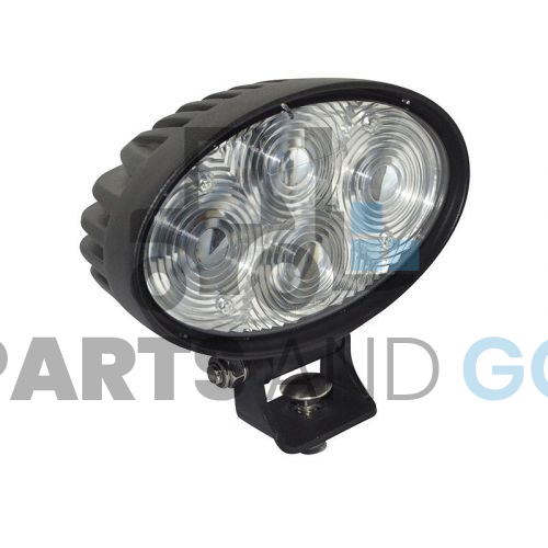 Phare à LED de sécurité Bleu, 9/80Volts , 1700Lm, 140x120x65 mm - Parts & Go