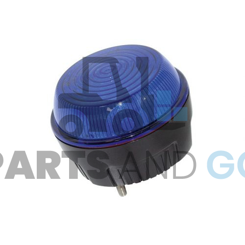 Feu à éclats à leds Bleu Spécial Nacelle 10/110 volts, 79x55mm, Entraxe 45mm, IP67 - Parts & Go