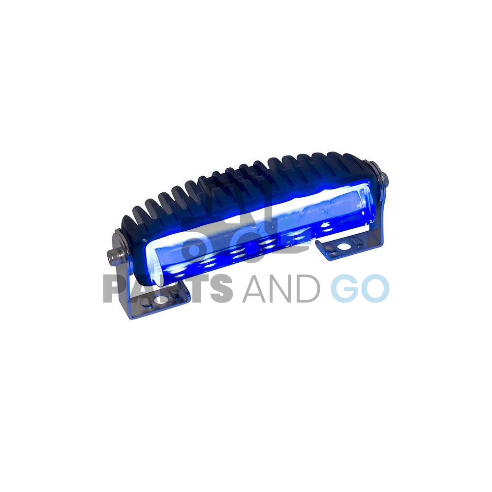 Eclairage périmètre de sécurité Bleu, 9/80V, 18W, 160 x 56,8mm, 2400Lm, IP67 - Parts & Go