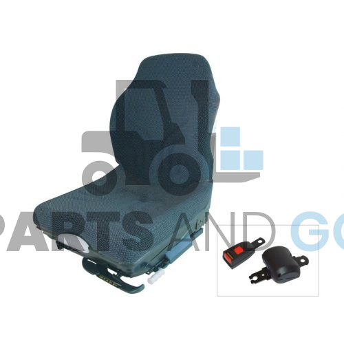 Siège Grammer MSG20® étroit en tissu microcontact et ceinture pour chariot élévateur - Parts & Go