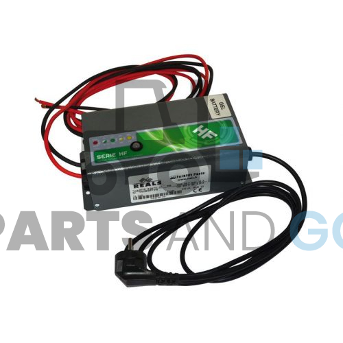 Chargeur de batterie HFY D 12-24Volts 10A pour Gerbeurs, Autolaveuses et Chariots Elévateurs - Parts & Go