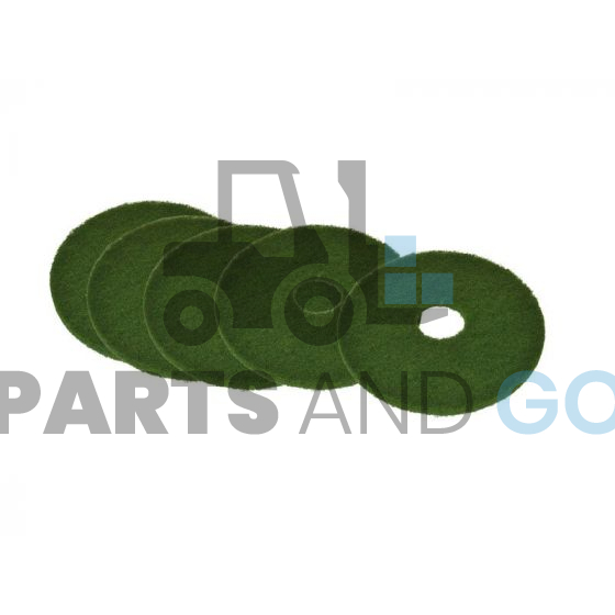 Disque Vert diamètre 356mm (Kit de 5) pour Autolaveuse - Parts & Go