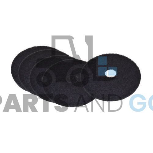 Disque Noir diamètre 432mm (Kit de 5) pour Autolaveuse - Parts & Go