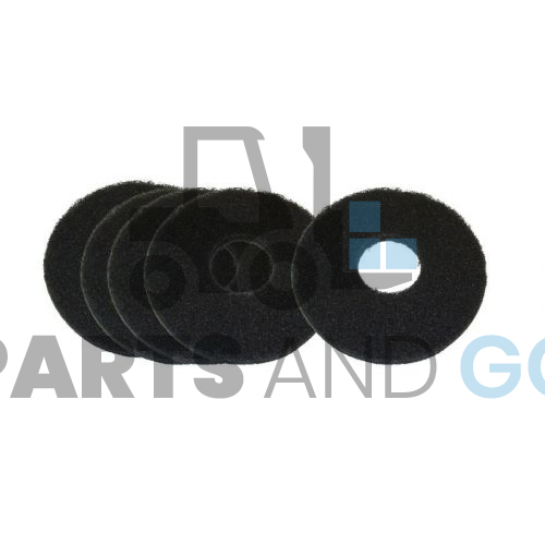 Disque Noir diamètre 254mm (Kit de 5) pour Autolaveuse - Parts & Go