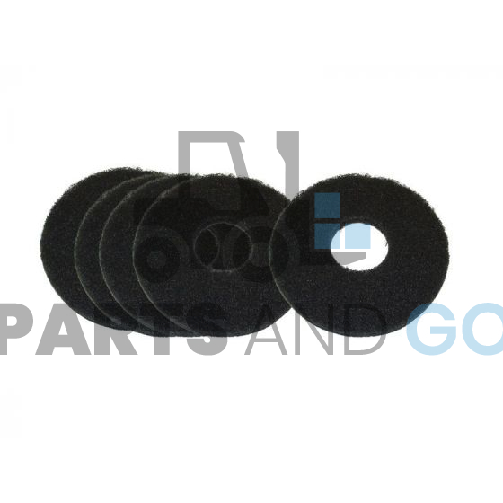 Disque Noir diamètre 254mm (Kit de 5) pour Autolaveuse - Parts & Go